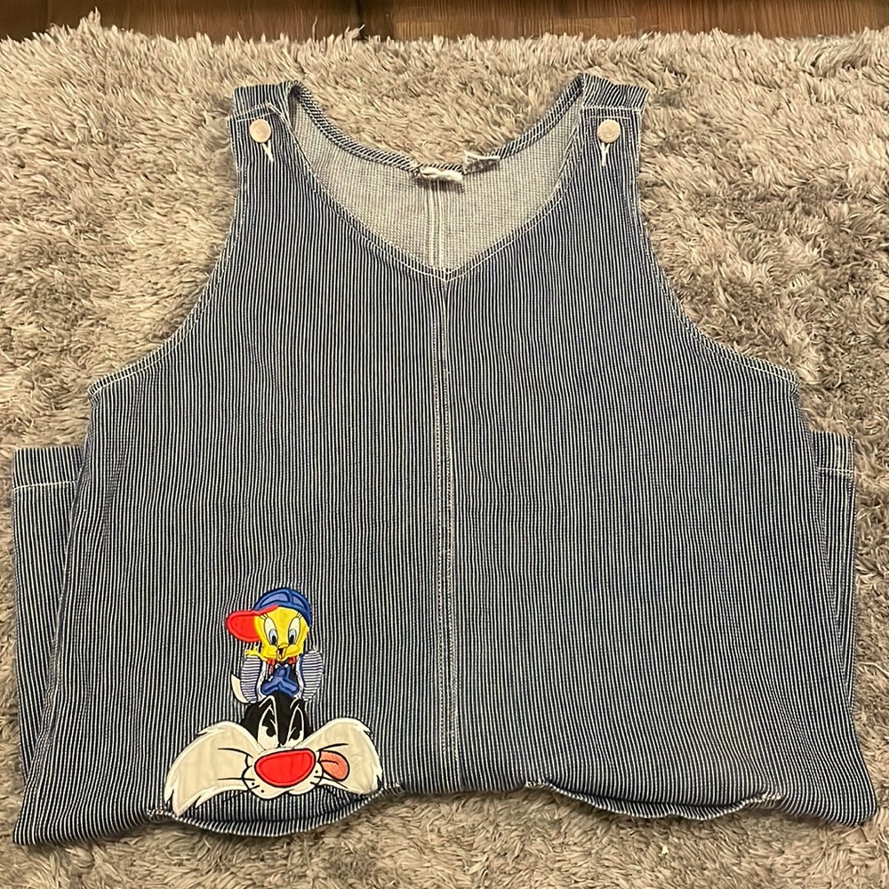 vintage looney tunes overalls